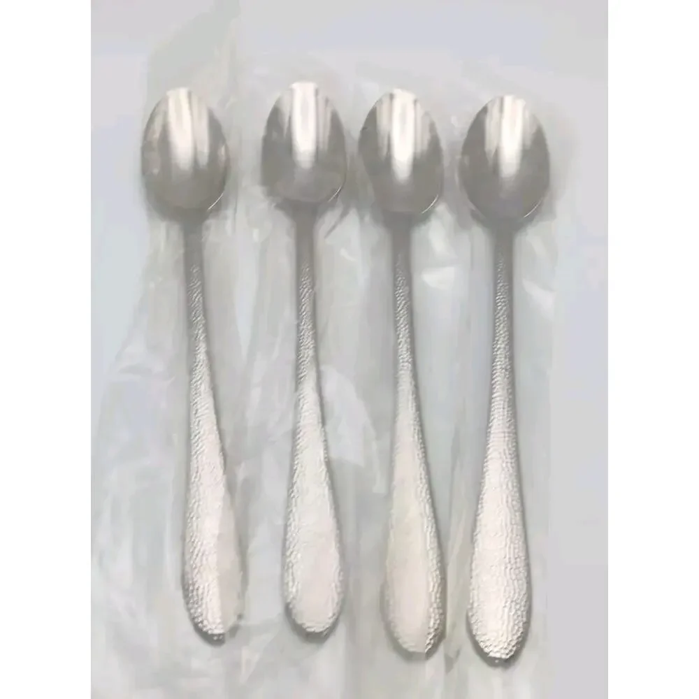 Lenox Garvey Haveson IceTea Spoon 4 Piece Set 18/10 Stainless Flatware Vietnam